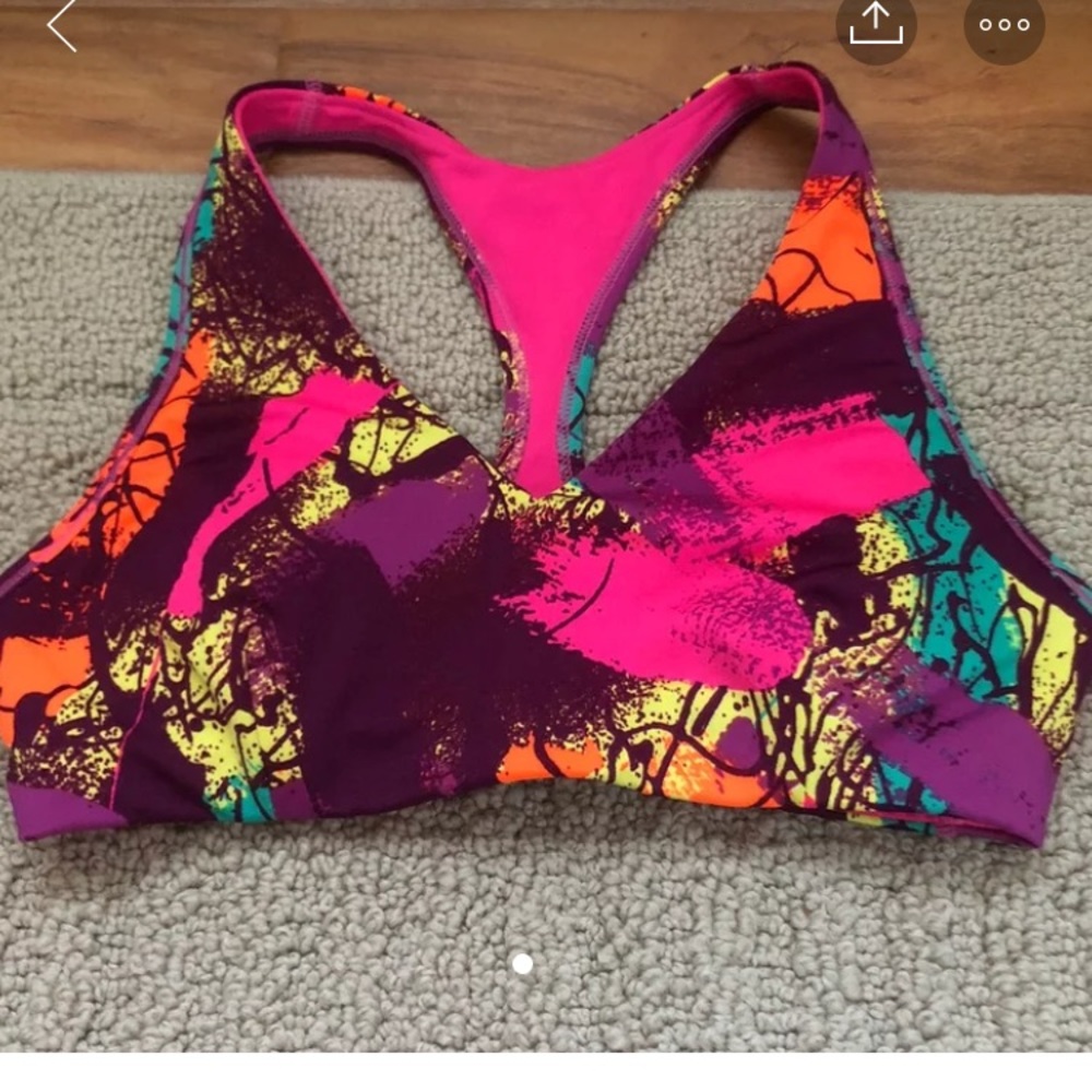 ZUMBA pink sports bra